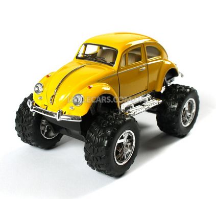 Металлическая модель машины Kinsmart Volkswagen Beetle Classical 1967 OFF Road желтый KT5057WBY фото