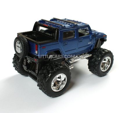 Іграшкова металева машинка Kinsmart Hummer H2 SUT OFF ROAD синій KT5326WB фото