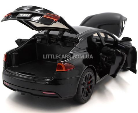 Іграшкова машинка Tesla Model S Plaid 1:28 Автопром AP7713 чорна AP7713BL фото