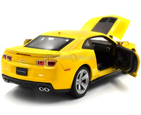 Металева модель машини Chevrolet Camaro ZL1 Welly 24042 1:24 жовтий 24042WY фото