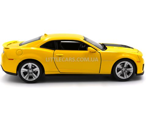 Металлическая модель машины Chevrolet Camaro ZL1 Welly 24042 1:24 желтый 24042WY фото