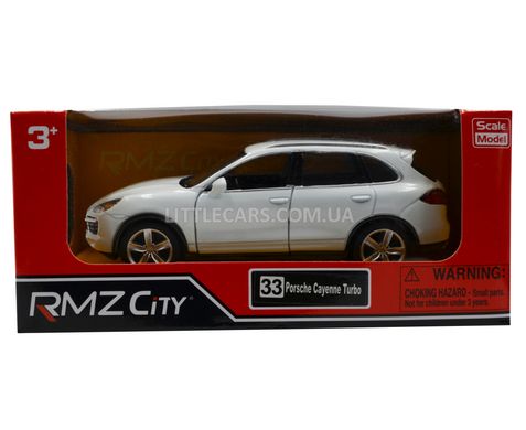 Іграшкова металева машинка RMZ City 554014 Porsche Cayenne Turbo 1:39 білий 554014W фото