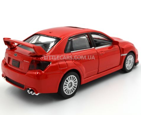 Іграшкова металева машинка Subaru Impreza WRX STI 1:37 RMZ City 554009 червоний 554009R фото