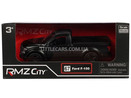 Іграшкова металева машинка RMZ City Ford F150 чорний матовий 554045MBL фото