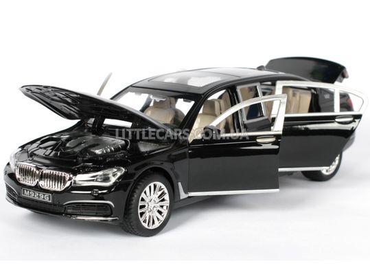 Металлическая модель лимузина Автопром BMW 760Li 1:24 черный 7695BL фото