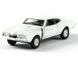 Іграшкова металева машинка Welly Oldsmobile 1968 442 білий 43711CWW фото 1