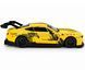 Іграшкова металева машинка Ford Mustang GT3 1:24 Автопром 661293A жовтий 661293AY фото 4