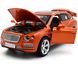 Металлическая модель машины Bentley Bentayga Автопром 68369 1:34 оранжевая 68369O фото 2