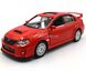 Іграшкова металева машинка Subaru Impreza WRX STI 1:37 RMZ City 554009 червоний 554009R фото 1