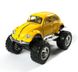 Металлическая модель машины Kinsmart Volkswagen Beetle Classical 1967 OFF Road желтый KT5057WBY фото 1