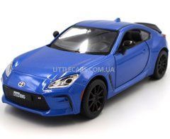 Іграшкова машинка Toyota GR86 1:28 Автопром 68742 синя 68742B фото