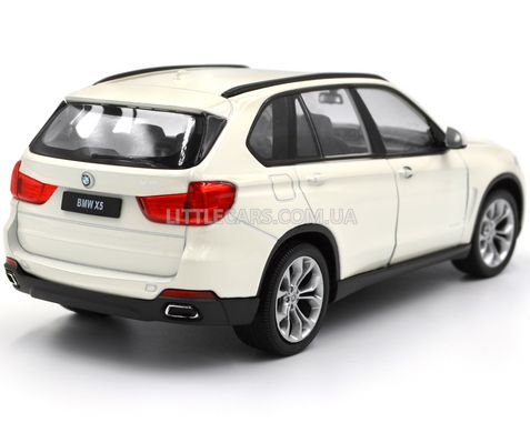 Металева модель машини BMW X5 Welly 24052 1:24 білий 24052WW фото