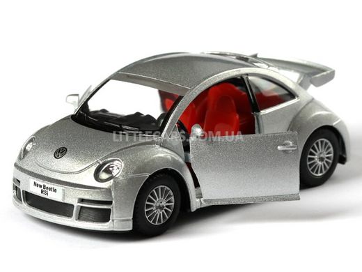 Металлическая модель машины Kinsmart Volkswagen New Beetle RSI серый KT5058WG фото