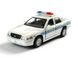 Металлическая модель машины Kinsmart Ford Crown Victoria Police Interceptor белый KT5342WW фото 1
