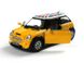 Іграшкова металева машинка Kinsmart Mini Cooper S жовтий з наклейкою KT5059WFR фото 2