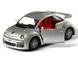 Іграшкова металева машинка Kinsmart Volkswagen New Beetle RSI сірий KT5058WG фото 2