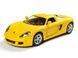 Іграшкова металева машинка Kinsmart Porsche Carrera GT жовтий матовий KT5371WY фото 1