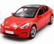 Іграшкова металева машинка Tesla Model 3 Автопром 1:23 AP7728 червона AP7728R фото 1