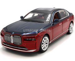 Іграшкова машинка BMW i7 1:25 Автопром 68288A(R) червоно-синя 68288A(R) фото
