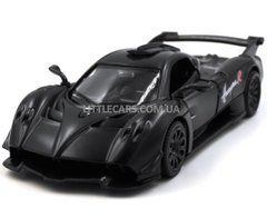Іграшкова металева машинка Pagani Huayra R 1:38 RMZ City 554074M чорна матова 554074MBL фото