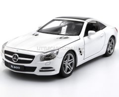 Металева модель машини Mercedes-Benz SL500 2012 Welly 24041 1:24 білий 24041WW фото