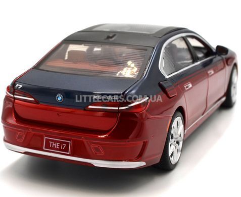 Іграшкова машинка BMW i7 1:25 Автопром 68288A(R) червоно-синя 68288A(R) фото