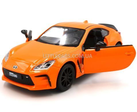 Іграшкова машинка Toyota GR86 1:28 Автопром 68742 помаранчева 68742O фото