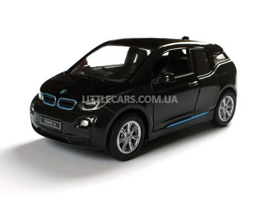Металлическая модель машины Kinsmart BMW i3 черно-серый KT5380WBL фото