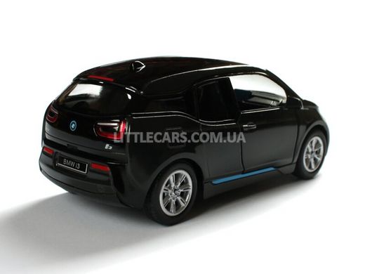 Металлическая модель машины Kinsmart BMW i3 черно-серый KT5380WBL фото
