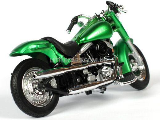 Мотоцикл Maisto Harley-Davidson 2000 FLSTF Street Stalker 1:18 зелений 3936037G фото
