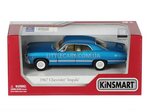 Kinsmart Chevrolet Impala 1967 синяя