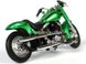 Мотоцикл Maisto Harley-Davidson 2000 FLSTF Street Stalker 1:18 зелений 3936037G фото 2