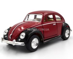Металлическая модель машины Kinsmart KT5057W Volkswagen Beetle Classical 1967 черно-красный KT5057WER фото