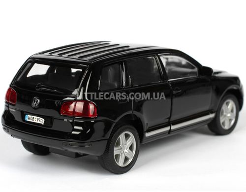 Іграшкова металева машинка Welly Volkswagen Touareg 1:31 чорний 39877CWBL фото