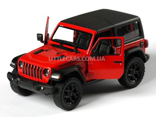 Іграшкова металева машинка Kinsmart Jeep Wrangler червоний KT5412WBR фото