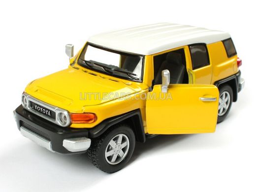 Іграшкова металева машинка Kinsmart Toyota FG Cruiser жовтий KT5343WY фото