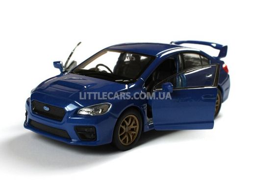 Іграшкова металева машинка Welly Subaru Impreza WRX STI синя 43693CWB фото