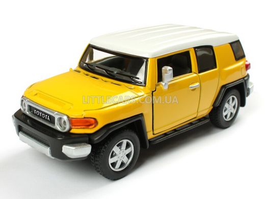 Металлическая модель машины Kinsmart Toyota FG Cruiser желтый KT5343WY фото