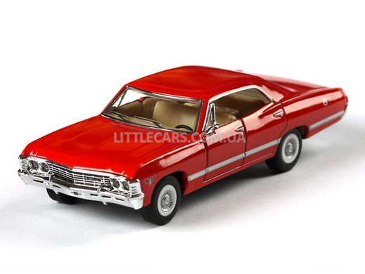 Металлическая модель машины Kinsmart Chevrolet Impala 1967 красная KT5418WR фото