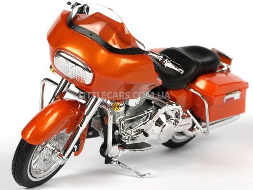Мотоцикл Maisto Harley-Davidson 2002 FLTR Road Glide 1:18 оранжевый 3936038 фото