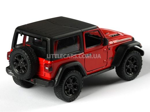 Металлическая модель машины Kinsmart Jeep Wrangler красный KT5412WBR фото