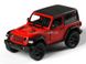 Іграшкова металева машинка Kinsmart Jeep Wrangler червоний KT5412WBR фото 1