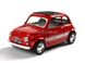 Іграшкова металева машинка Kinsmart Fiat 500 червоний KT5004WR фото 1