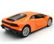 Іграшкова металева машинка Lamborghini Huracan LP 610-4 coupe 1:39 RMZ City 554996 помаранчевий матовий 554996MO фото 3