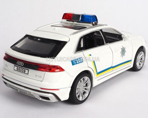 Металлическая модель машины Автопром 6627P Audi Q8 1:32 Полиция 6627P фото