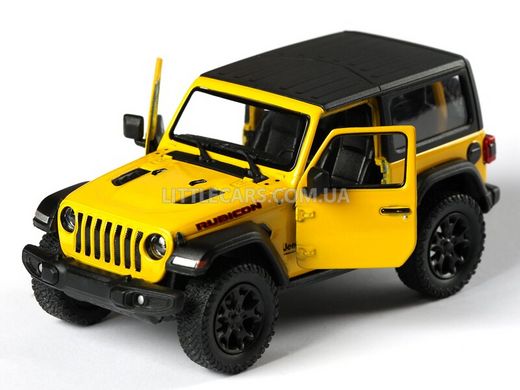 Іграшкова металева машинка Kinsmart Jeep Wrangler жовтий KT5412WBY фото