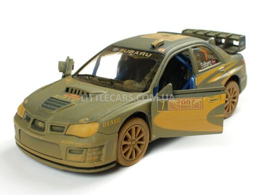 Металлическая модель машины Kinsmart Subaru Impreza WRC 2007 грязно-синяя KT5328WYB фото