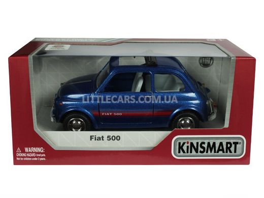 Машинка Kinsmart Fiat 500 синий KT5004WB фото