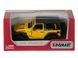 Іграшкова металева машинка Kinsmart Jeep Wrangler жовтий KT5412WBY фото 4