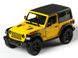 Металлическая модель машины Kinsmart Jeep Wrangler желтый KT5412WBY фото 1